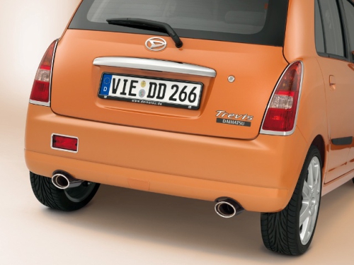 Double exhaust pipe